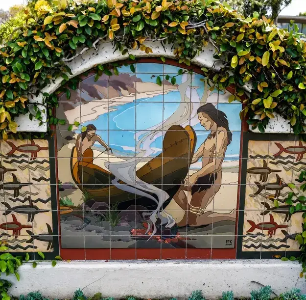 Carpinteria tile mural, representing the local enterprises we guide with bookkeeping and CFO leadership.