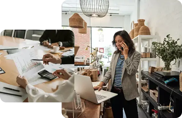 Fractional CFO services providing strategic financial planning for a retail business owner.