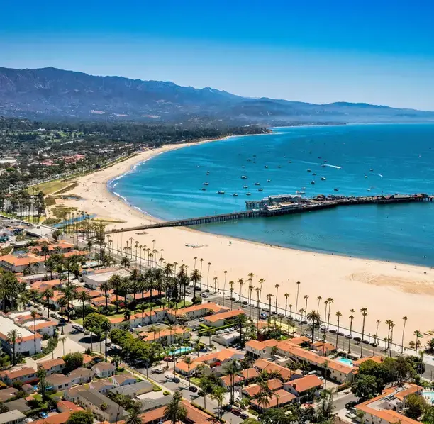 Santa Barbara coastline and Stearns Wharf, reflecting businesses supported by our outsourced accounting services.